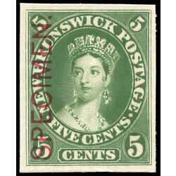 new brunswick stamp 8pii queen victoria 5 1860