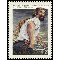 canada stamp 1433 william jackman rescuer 42 1992