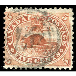 canada stamp 15 beaver 5 1859 u f 018