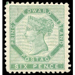 prince edward island stamp 7a queen victoria 6d 1862 m vf 001