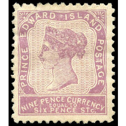 prince edward island stamp 8i queen victoria 9d 1862