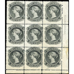 nova scotia stamp 8 queen victoria 1 1860 pb fnh 002
