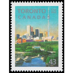 canada stamp 1484 founding of toronto 43 1993