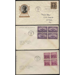 7 united states scarce first day covers