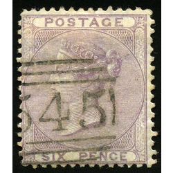 great britain stamp 27 penny lilac queen victoria 1856