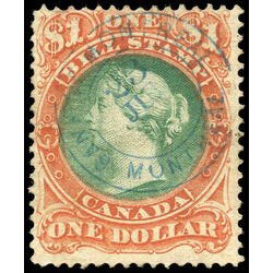 canada revenue stamp fb33 second bill issue 1 1865