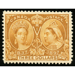 canada stamp 63 queen victoria diamond jubilee 3 1897 M VF 023