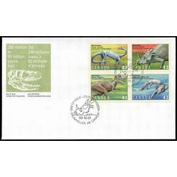canada stamp 1498a prehistoric life in canada 3 1993 FDC