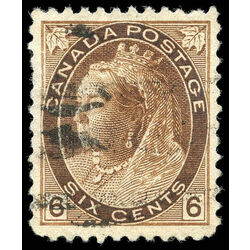 canada stamp 80xx queen victoria 6 1898 u vf 003