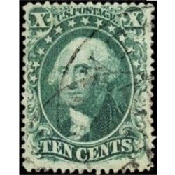 us stamp postage issues 32 washington 10 1857