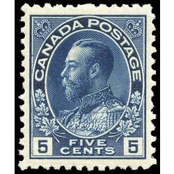 canada stamp 111a king george v 5 1912