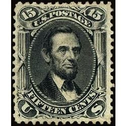 us stamp postage issues 77 lincoln 15 1861