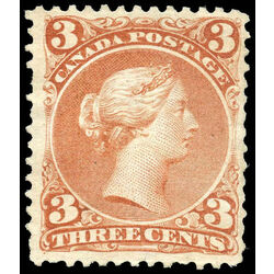 canada stamp 25 queen victoria 3 1868 m vg 021