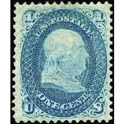 us stamp postage issues 92 franklin 1 1867