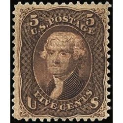 us stamp postage issues 95 jefferson 5 1867