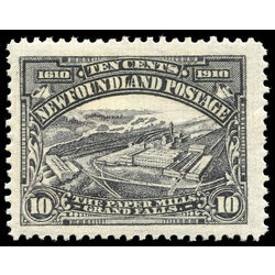 newfoundland stamp 101 paper mills 10 1911 m vf 004