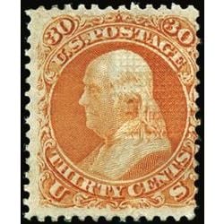 us stamp postage issues 100 franklin 30 1867