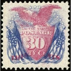 us stamp postage issues 121 shield flags 30 1869
