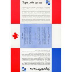 jacques cartier 1534 1984