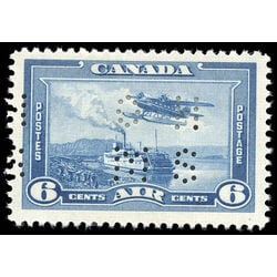 canada stamp o official o9 c6 monoplane over mackenzie river nwt 6 1928