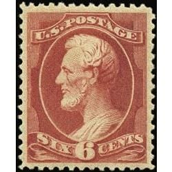 us stamp postage issues 208 lincoln 6 1881