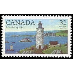 canada stamp 1032 louisbourg ns 1734 32 1984