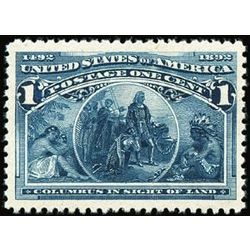 us stamp postage issues 230 in sight of land 1 1893