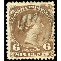 canada stamp 27 queen victoria 6 1868 u def 014