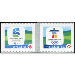 canada stamp 2306s olympic emblems and mascots definitives coils 2009