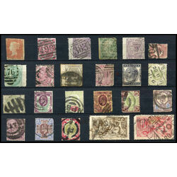 23 great britain used stamp collection