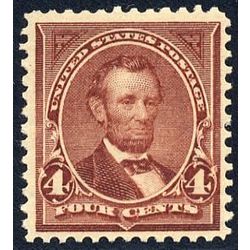 us stamp postage issues 280 lincoln 4 1898