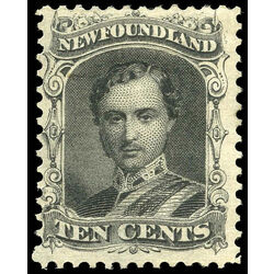 newfoundland stamp 27a prince albert 10 1866 m f vf 005