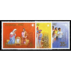 fiji stamp 477 9 christmas 1982