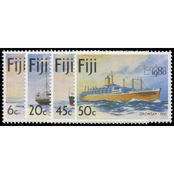fiji stamp 426 9 london 80 intl stamp exhibition 1980