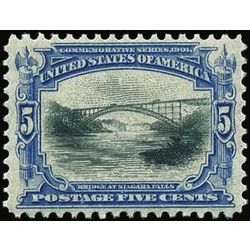 us stamp postage issues 297 bridge at niagara falls 5 1901