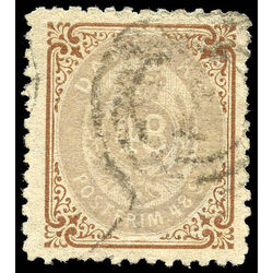 denmark stamp 24 royal emblems 1870