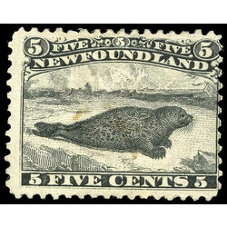 newfoundland stamp 26 harp seal 5 1866 m fog 011