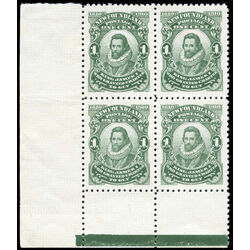 newfoundland stamp 87 king james i 1 1910 pb blank 003
