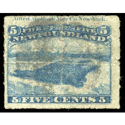 newfoundland stamp 40 harp seal 5 1876 u vg 014