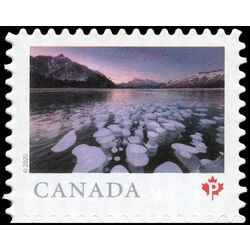 canada stamp 3221 abraham lake ab 2020