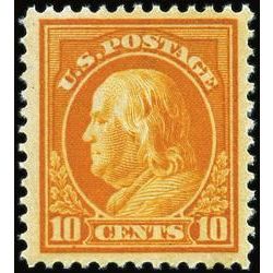 us stamp postage issues 416 franklin 10 1912