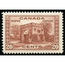 canada stamp 243 fort garry gate winnipeg 20 1938 m vfnh 004
