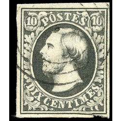 luxembourg stamp 1 grand duke william iii 10 1852