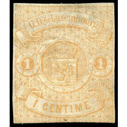 luxembourg stamp 4 coat of arms 1 1863