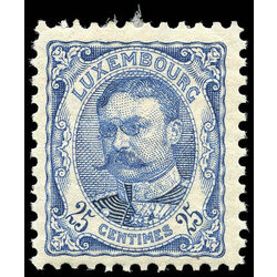 luxembourg stamp 86 grand duke william iv 25 1907 m 001