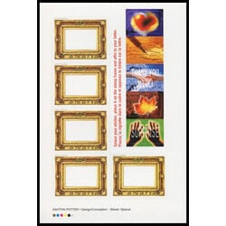 canada stamp 1853a gold leaf picture frame 2000