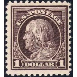us stamp postage issues 518 franklin 1 0 1917
