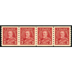 canada stamp 230 strip king george v 1935