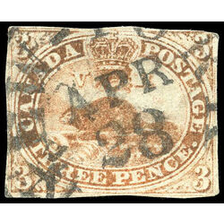 canada stamp 1 beaver 3d 1851 u f 023