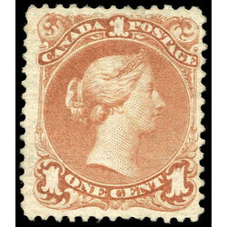 canada stamp 22 queen victoria 1 1868 m vf 014